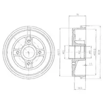 Тормозной барабан DELPHI купить