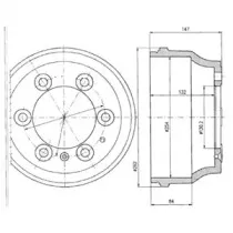 Тормозной барабан DELPHI купить