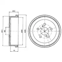 Тормозной барабан DELPHI купить
