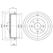 Тормозной барабан DELPHI купить