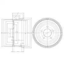 Тормозной барабан DELPHI купить