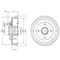Тормозной барабан DELPHI купить