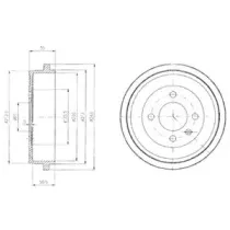 Тормозной барабан DELPHI купить