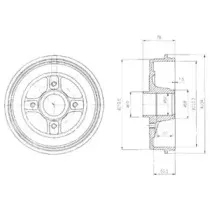 Тормозной барабан DELPHI купить