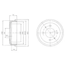 Тормозной барабан DELPHI купить