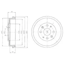 Тормозной барабан DELPHI купить