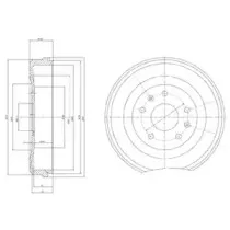 Тормозной барабан DELPHI купить
