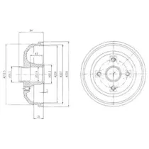 Тормозной барабан DELPHI купить