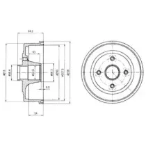 Тормозной барабан DELPHI купить