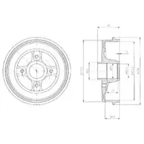 Тормозной барабан DELPHI купить