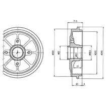 Тормозной барабан DELPHI купить