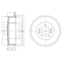 Тормозной барабан DELPHI купить