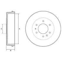 Тормозной барабан DELPHI купить