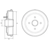 Тормозной барабан DELPHI купить