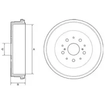 Тормозной барабан DELPHI купить