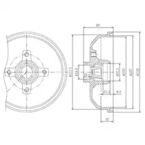 Тормозной барабан DELPHI купить