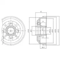 Тормозной барабан DELPHI купить
