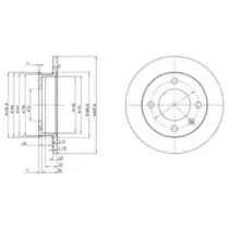 Тормозной диск DELPHI купить