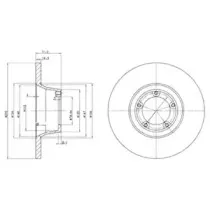 Тормозной диск DELPHI купить