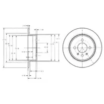 Тормозной диск DELPHI купить