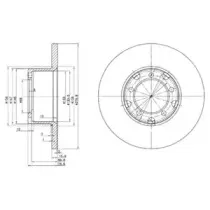 Тормозной диск DELPHI купить