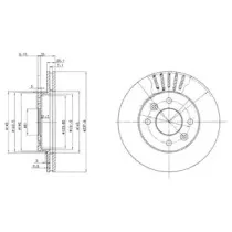 Тормозной диск DELPHI купить