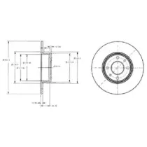 Тормозной диск DELPHI купить