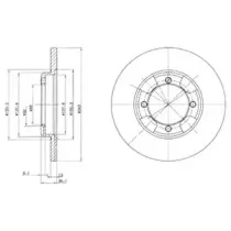 Тормозной диск DELPHI купить