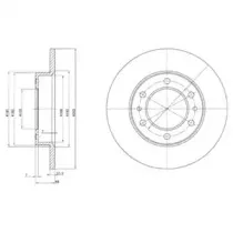 Тормозной диск DELPHI купить