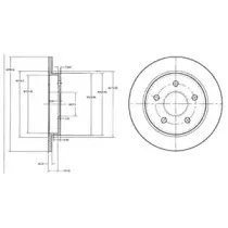 Тормозной диск DELPHI купить