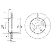 Тормозной диск DELPHI купить