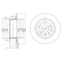 Тормозной диск DELPHI купить