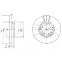 Тормозной диск DELPHI купить