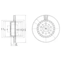Тормозной диск DELPHI купить