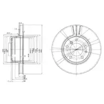 Тормозной диск DELPHI купить