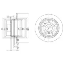Тормозной диск DELPHI купить