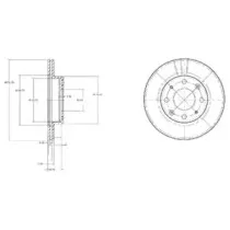 Тормозной диск DELPHI купить