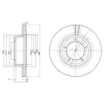 Тормозной диск DELPHI купить