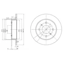 Тормозной диск DELPHI купить