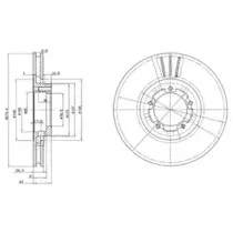 Тормозной диск DELPHI купить