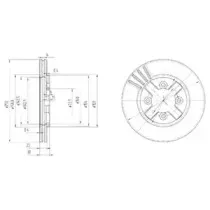 Тормозной диск DELPHI купить