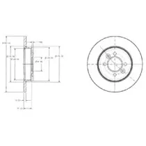 Тормозной диск DELPHI купить