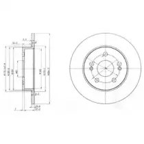 Тормозной диск DELPHI купить