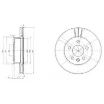 Тормозной диск DELPHI купить