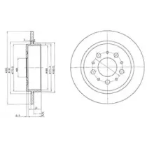 Тормозной диск DELPHI купить
