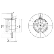 Тормозной диск DELPHI купить
