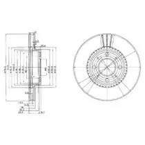 Тормозной диск DELPHI купить