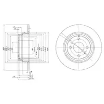 Тормозной диск DELPHI купить