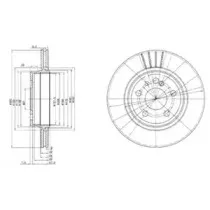 Тормозной диск DELPHI купить