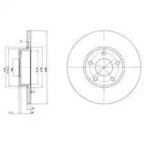 Тормозной диск DELPHI купить